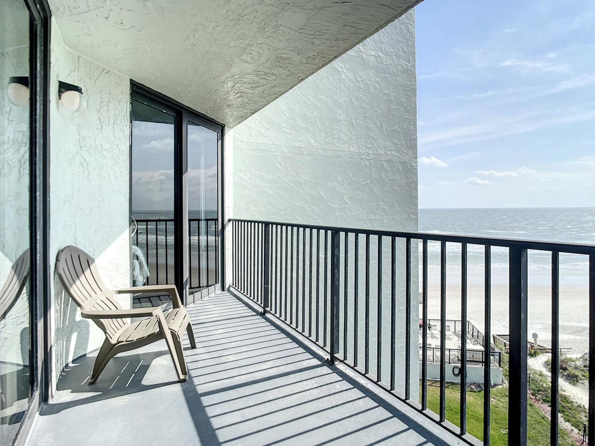 Ocean View With A Beachfront Pool At Ocean Trillium Condo ~ 602 New Smyrna Beach Dış mekan fotoğraf