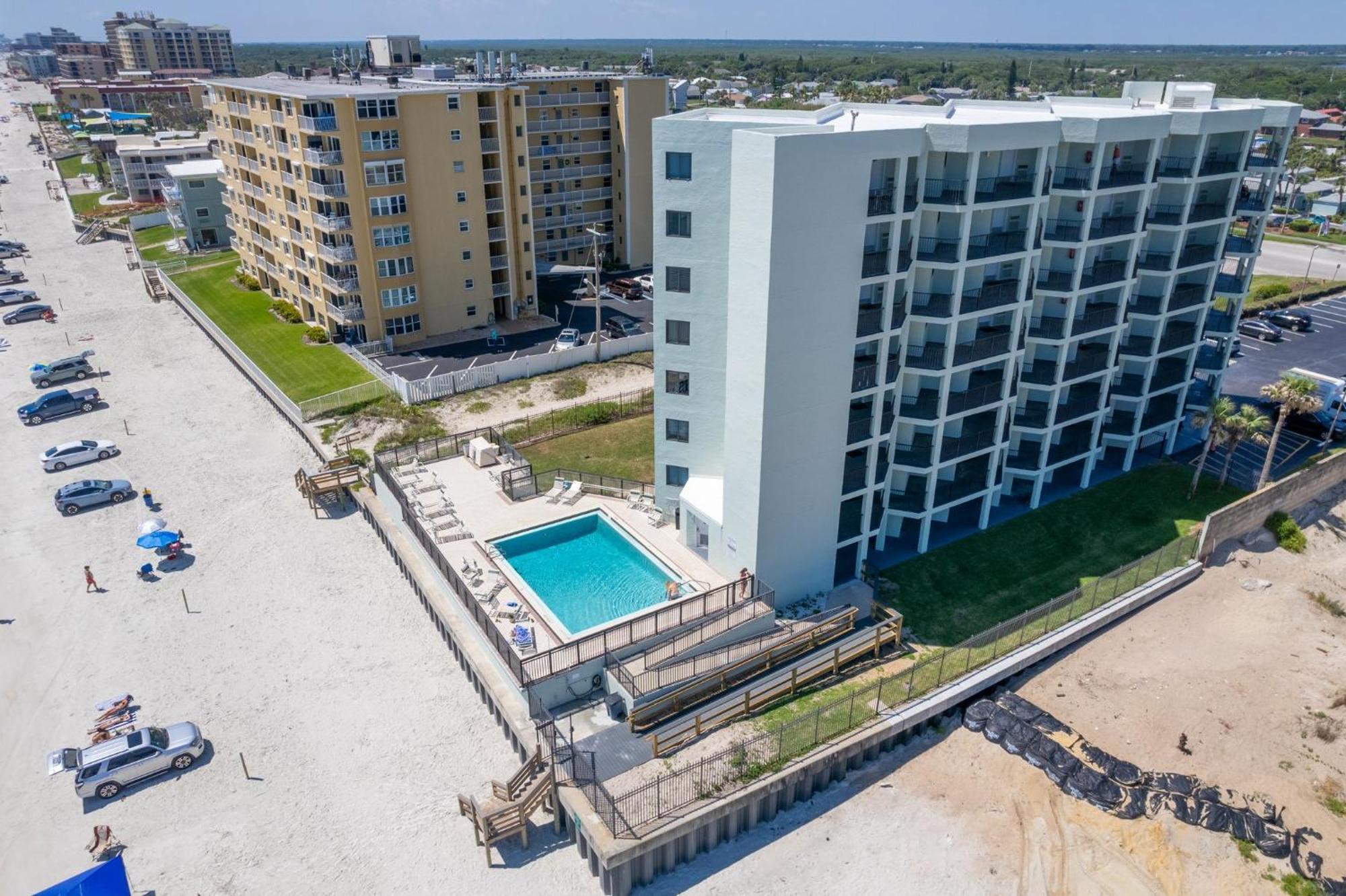 Ocean View With A Beachfront Pool At Ocean Trillium Condo ~ 602 New Smyrna Beach Dış mekan fotoğraf